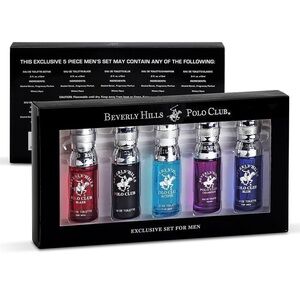 Beverly Hills Polo Club Men’s Cologne Set - Multi-Color